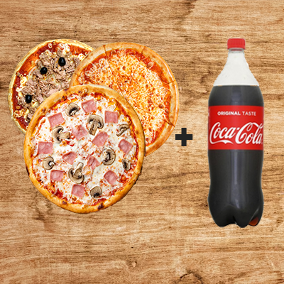 Formule pizza boisson